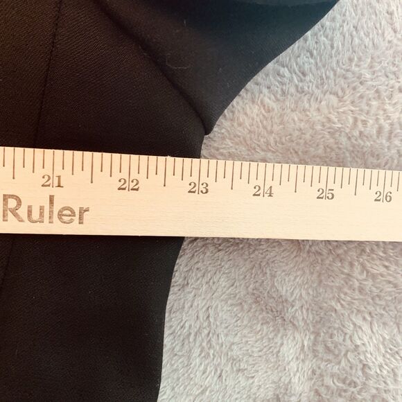 Stafford Executive Blazer 100% Wool Lana Mens 46L Black w/Gray Buttons - Picture 5 of 8